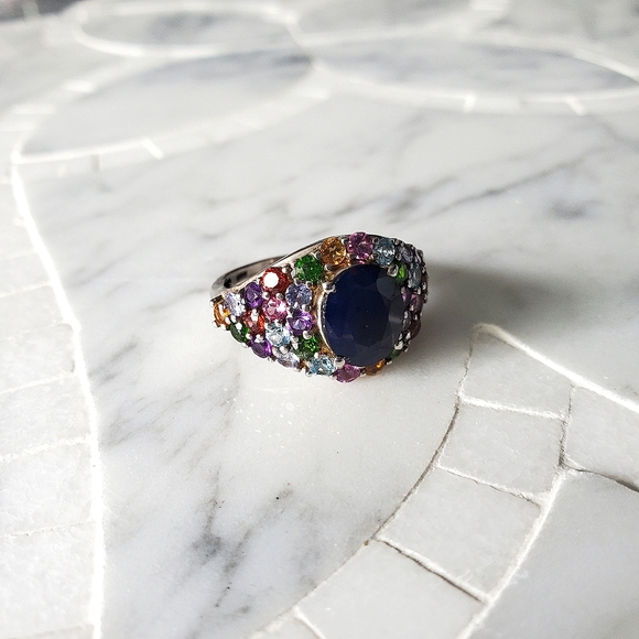 Sloane • Sapphire & Multi Gem Ring - Picture 2 of 10